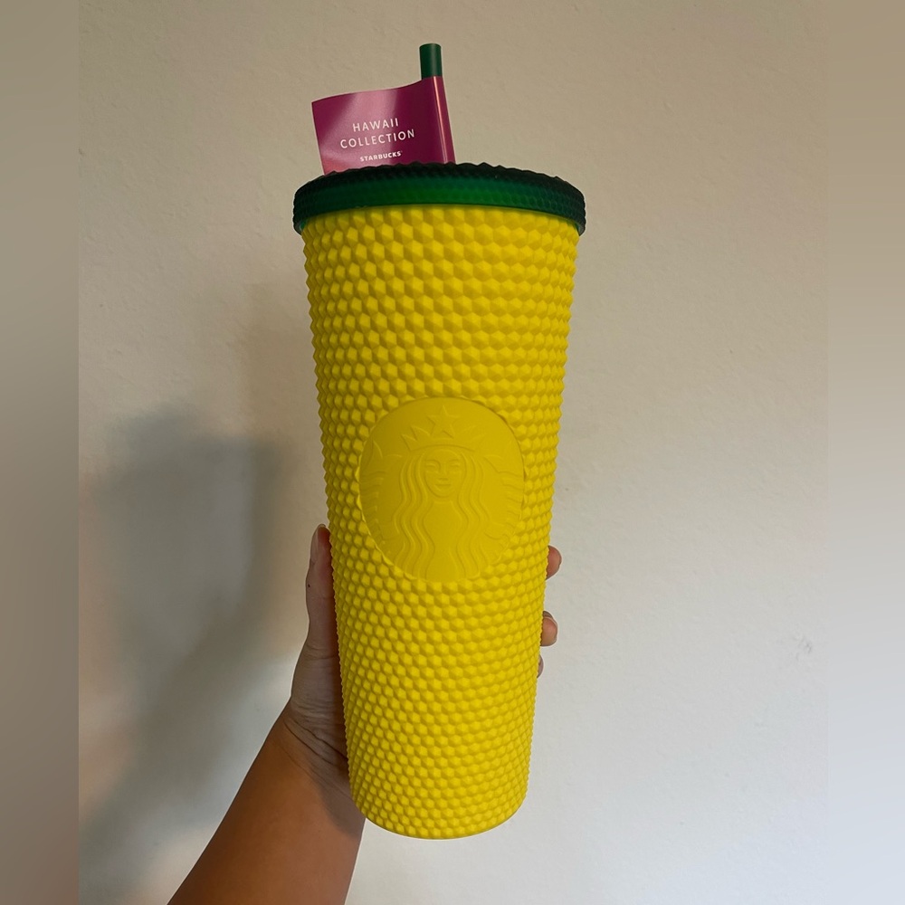 Starbucks Hawaii Collection Yellow Pineapple Studded Tumbler